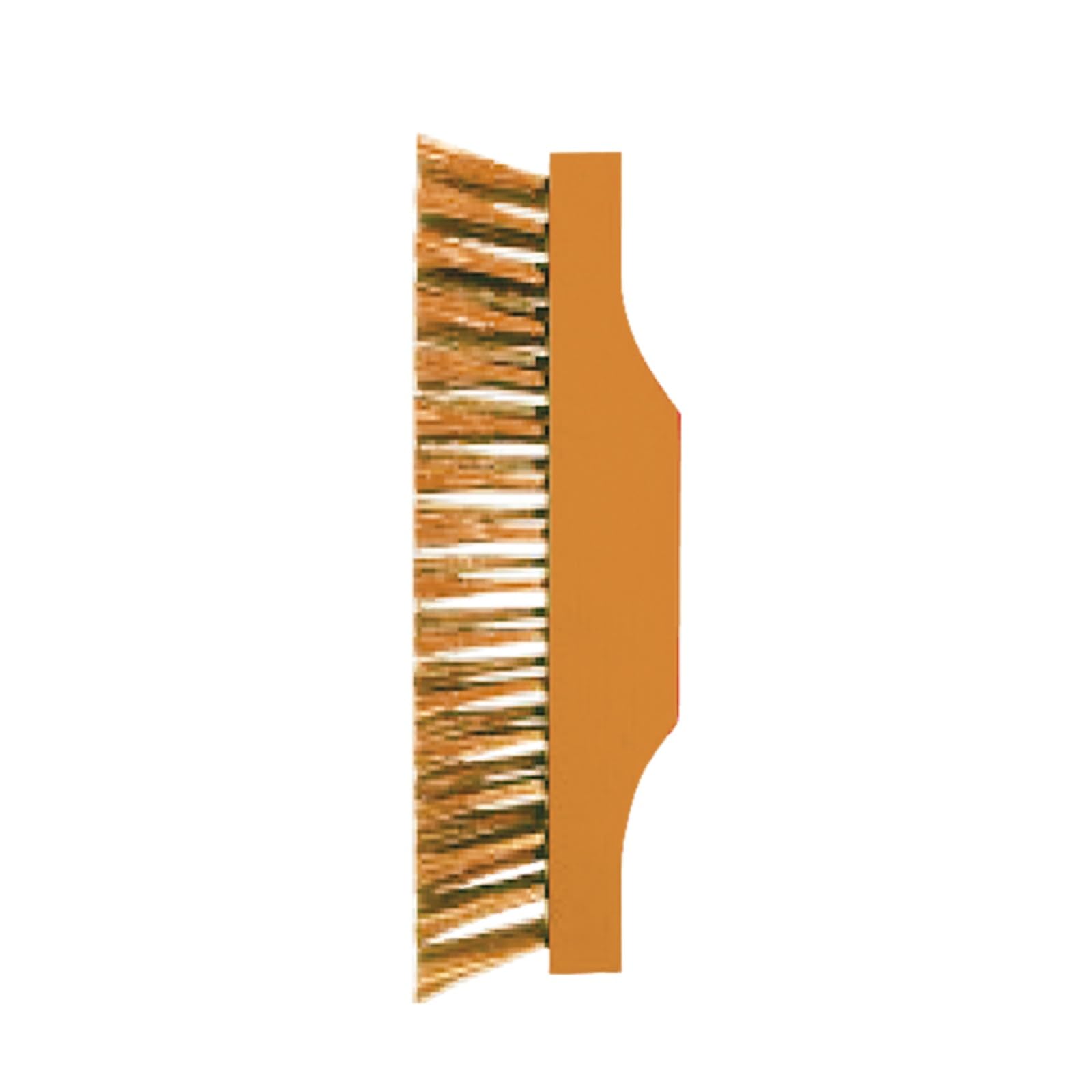 WEDO Cepillo de bronce fosforado, escoba de alambre de 8 x 2.5 pulgadas, escoba de alambre de cerdas de latón suave para limpiar óxido de metal, soldaduras, cepillos de cables resistentes para metal