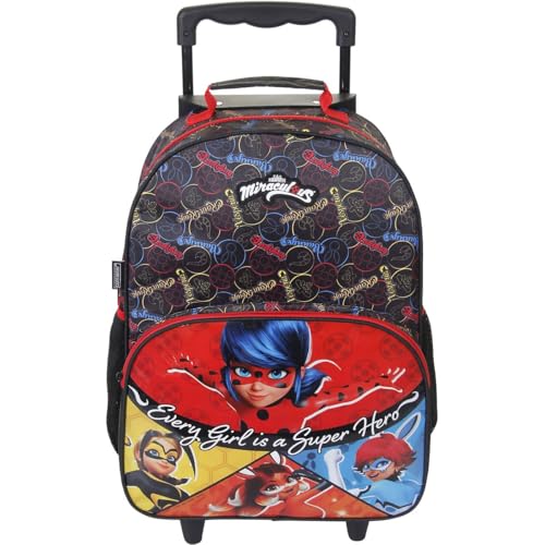 Mochila Infantil Com Rodinha, Dermiwil, Miraculous Max, G