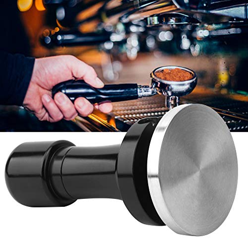 Tamper de café em aço inoxidável, tamper de café de primavera 58 MM, cafeteria para escritório