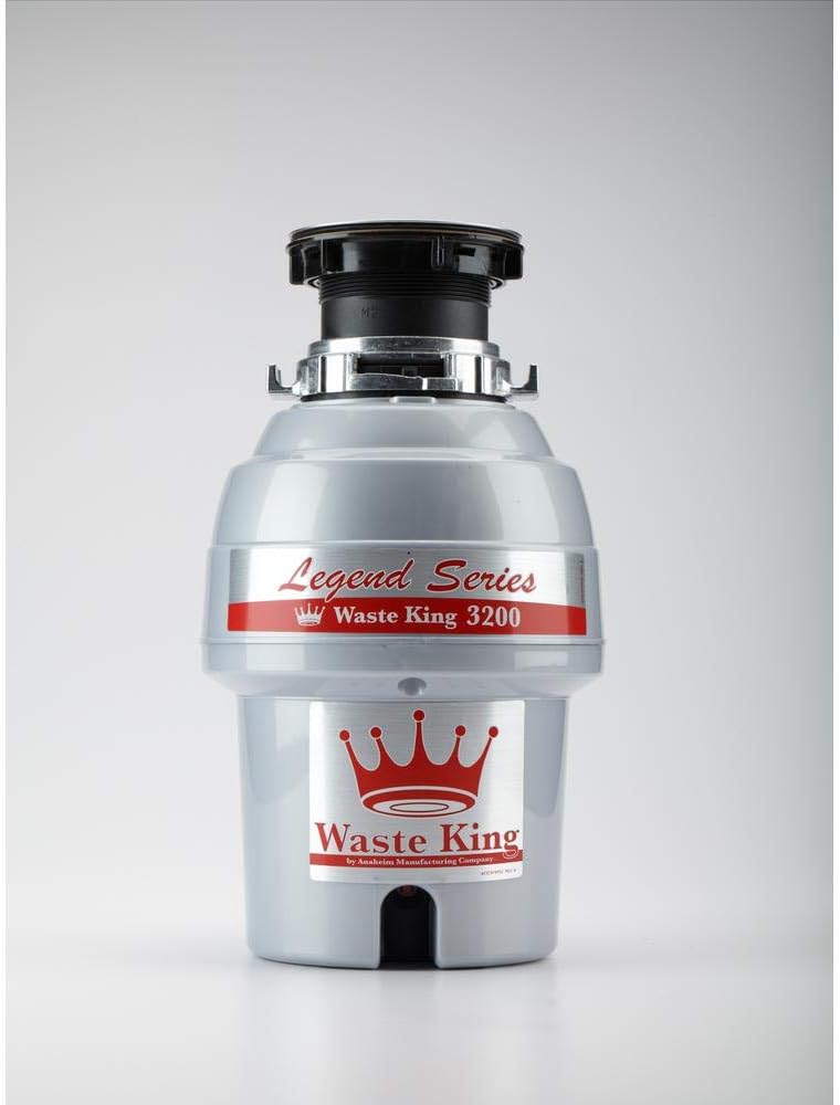 Waste King L-3300 Garbage Disposal with Power Cord, 3/4 HP - Food Waste Disposers - 