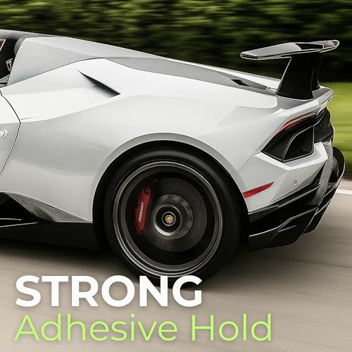 Image of RockRose 7D High Gloss 7D Silver Carbon Fiber Vinyl Wrap, Anti-Wrinkle, Air Release Automotive Bubble Wrap, Self Adhesive Car Vinyl Sticker DIY Decals 1FT x 10FT