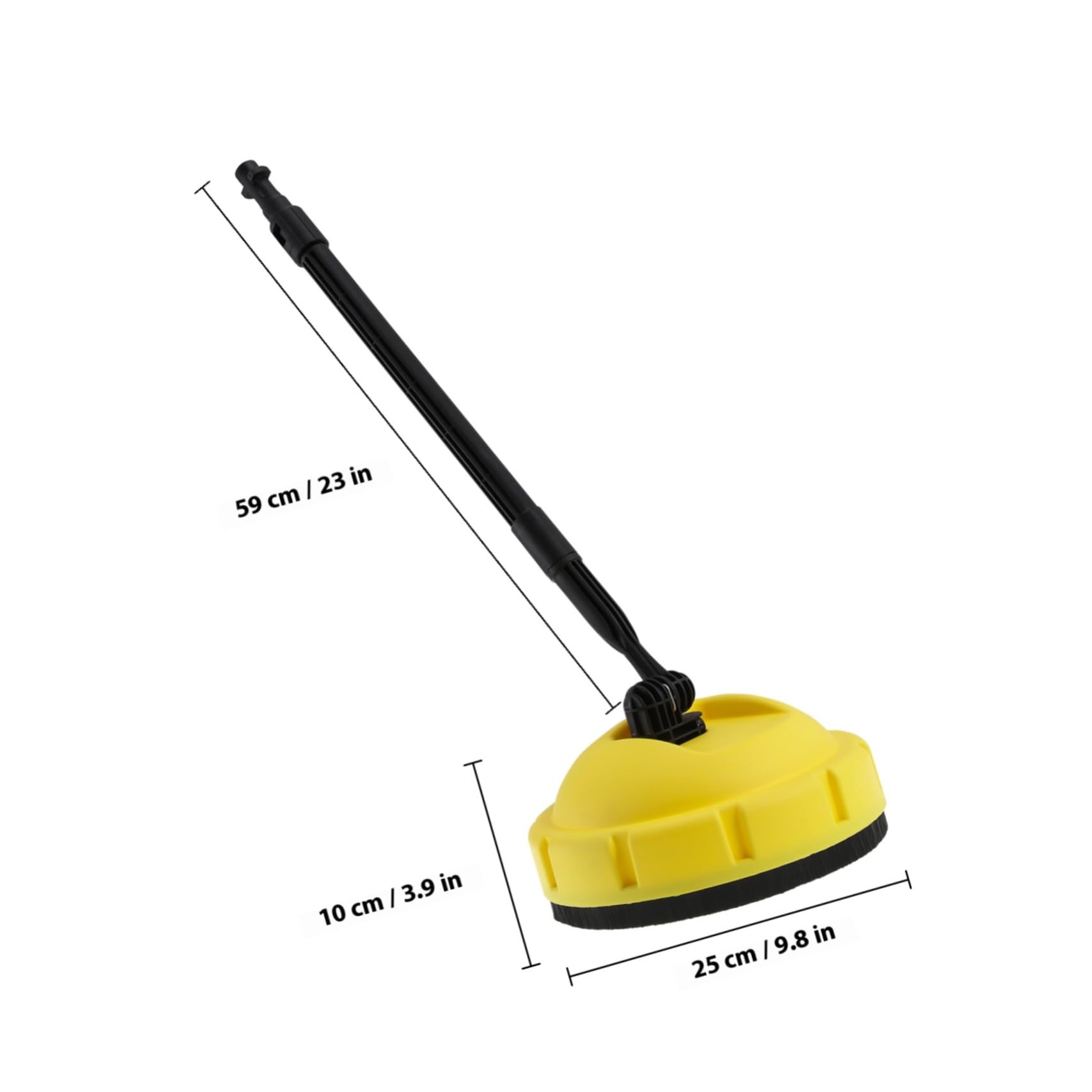 SUPVOX Limpiador para Limpieza Profunda de Superficies de Alta Presión con Mango Largo de Plástico y Zonas Planas en Hogar y Garaje