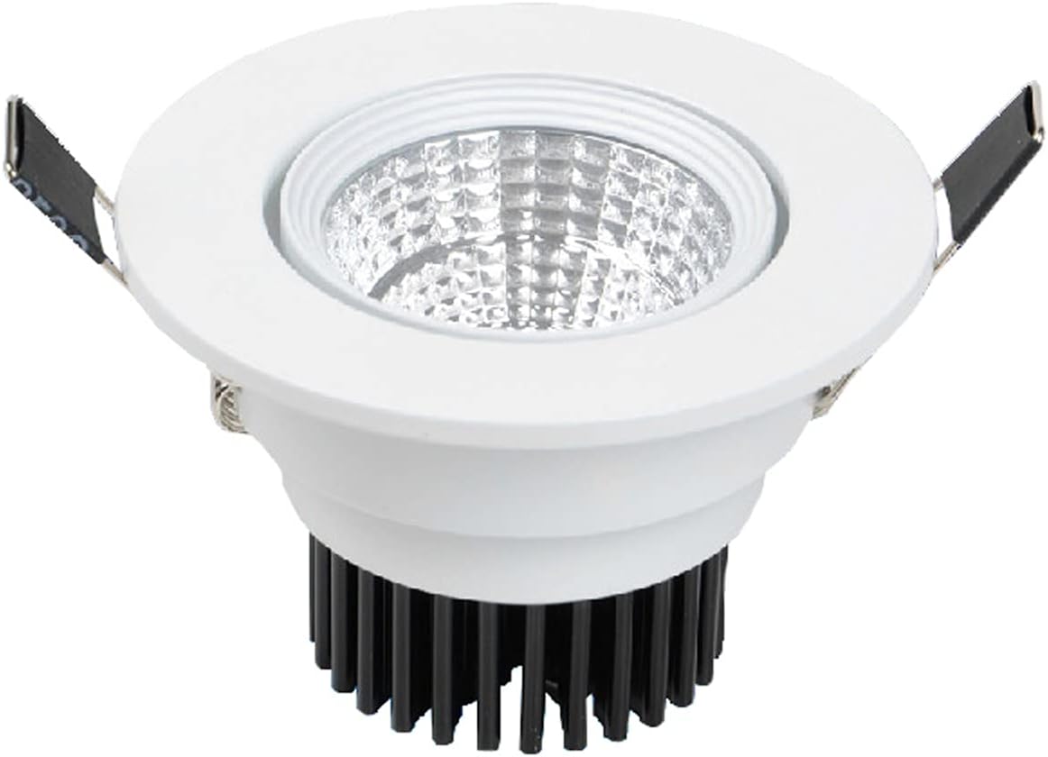 5W 3 Inches Dimmable Flush Mount COB-Chipset Anti-glare LED Ceiling Recessed Light Fixture Modern Decor Indoor Lamp