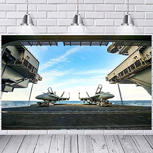 Fondo fotográfico MEETSIOY 9x6ft avión de combate militar miniatura 3