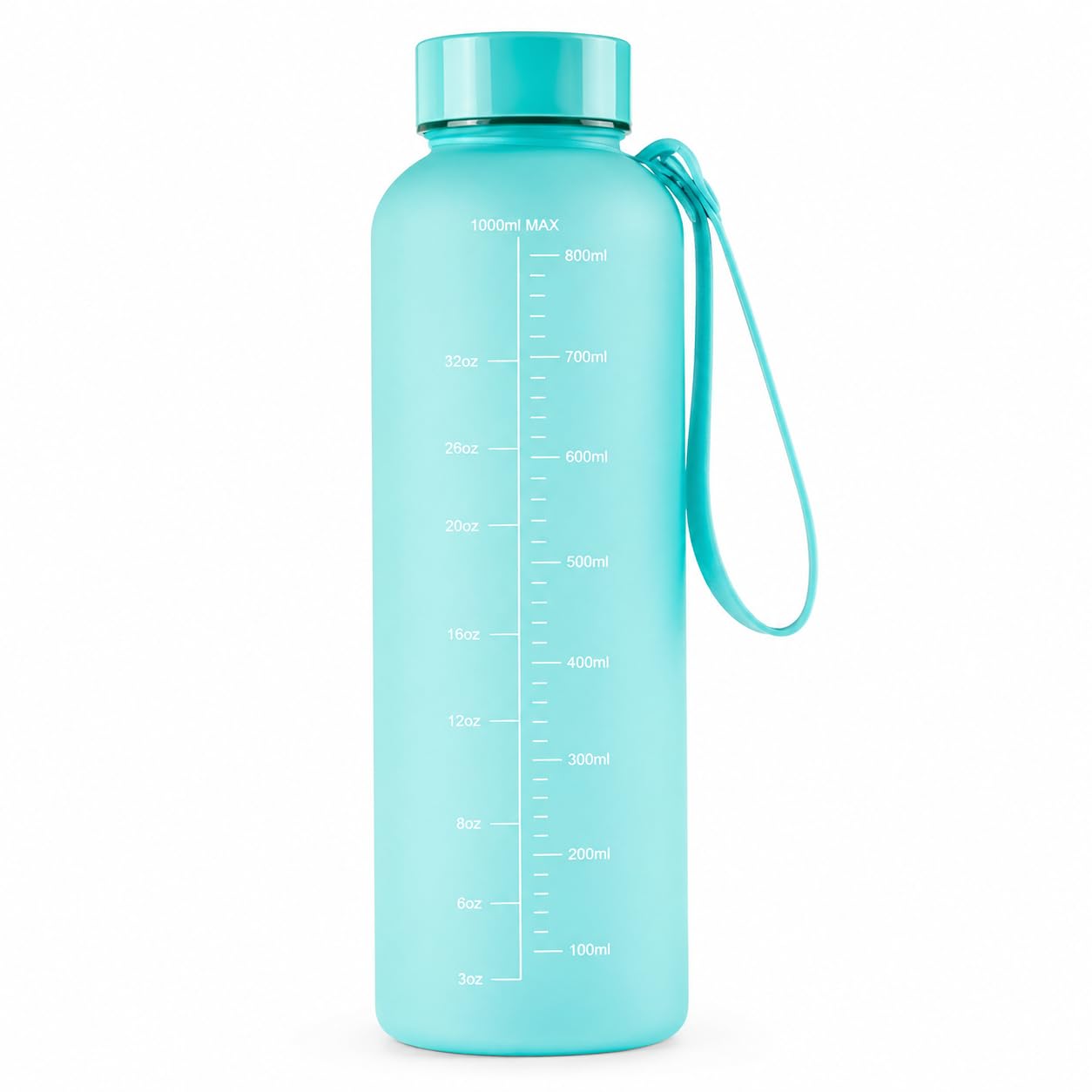 HiFEN 1L Sports Water Bottle, BPA Free Tritan Leakproof Drinking Bottle, Reusable Water Bottle for Gym, Fitness, Cycling, School, Office & Outdoor (Single Water Bottle)