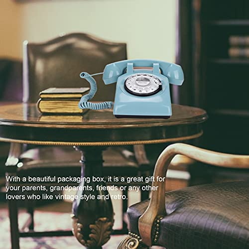 Vintage-Telephone-Solemn-Classic-European-Retro-Landline-Old-Fashioned-for-FamiliesGreen