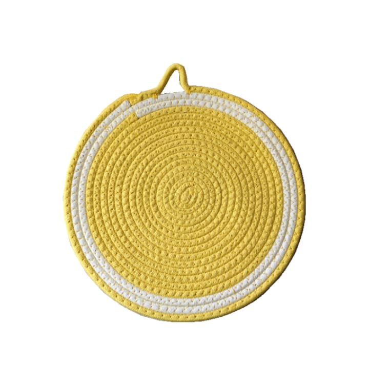 Amazon｜ボウルマット、鍋敷、 丸い編組プレースマット