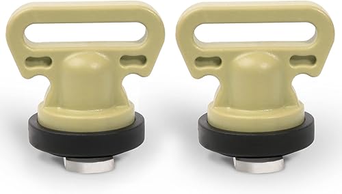 Miniatura 7 de Amarres para montaje en pista de kayak, amarre vertical para sujetar refrigerador, caja y otros accesorios de kayak para rastrear, 2 piezas