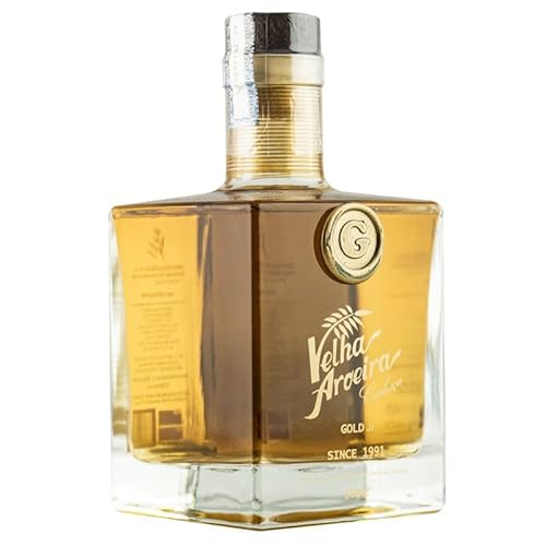 Cachaça Velha Aroeira Gold 6 Anos Carvalho Francês 500ml