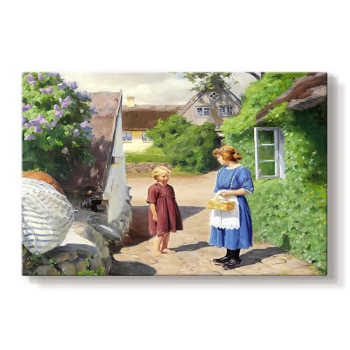 Hans Andersen Brendekilde | Summer Day Jyllinge | Canvas Wall Art | LT629