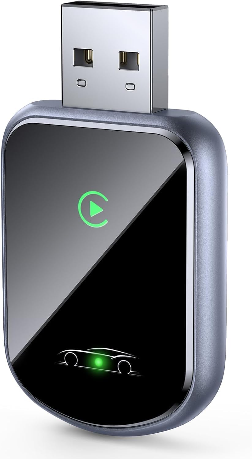 Wireless CarPlay Adapter for Car's with Built-in Wired CarPlay, CarPlay Wireless Dongl Plug and Play Seamless Fast Response Stable Connection Black