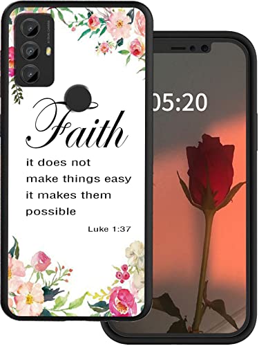 Rossy for Motorola Moto G Play 2023 Case, for Moto G Power 2022 with 1-37 Bible Verse Christian for Women Men Slim Soft TPU Silicone Rubber Shookproof Protection Cover for Moto G Play Gen 2 2023