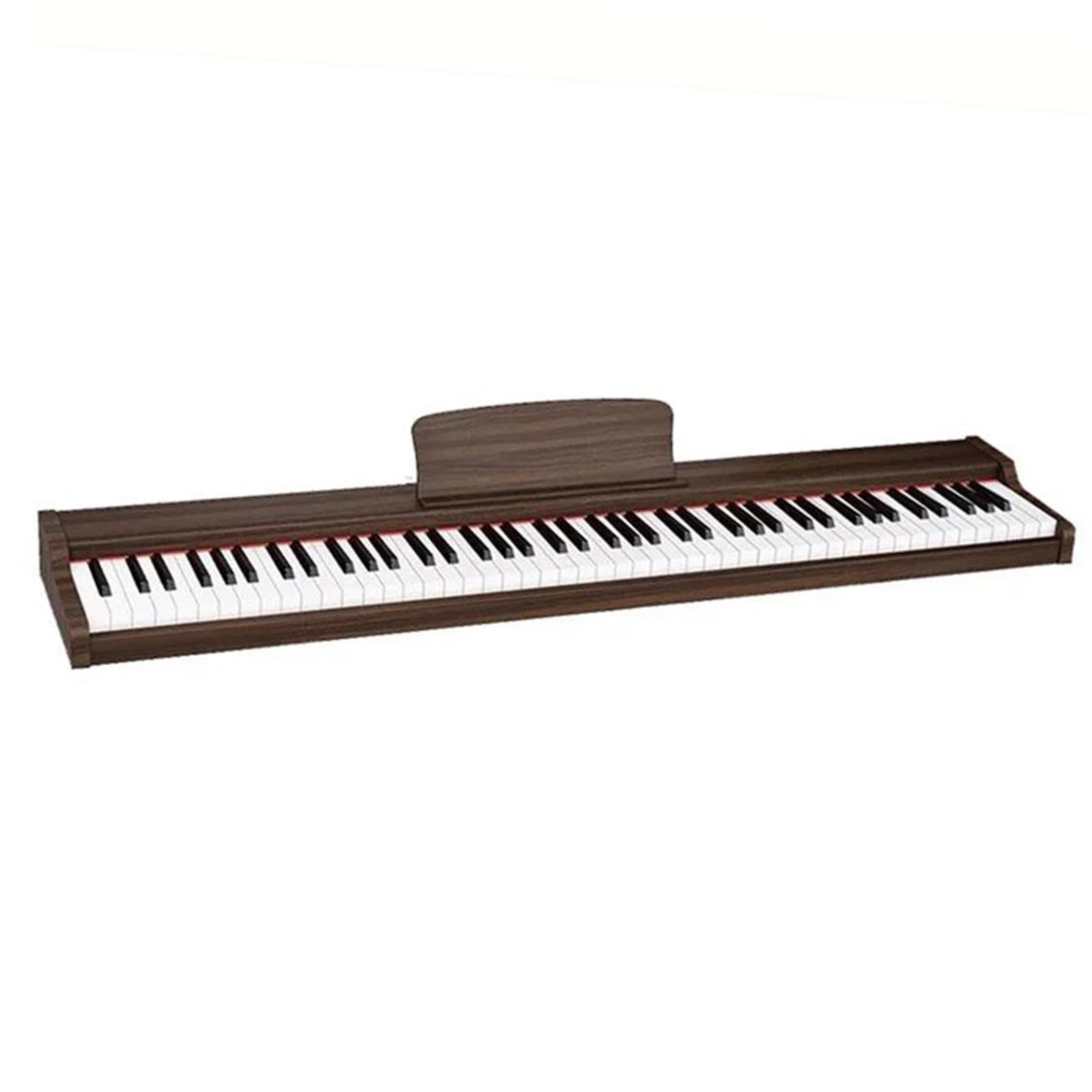 Tastiera Elettronica Professionale Pianoforte Elettronico A 88 Tasti Per Principianti Organo Elettronico Strumenti A Tastiera Professionali Per Adulti Pianoforti Portatili Con Step(Brown)