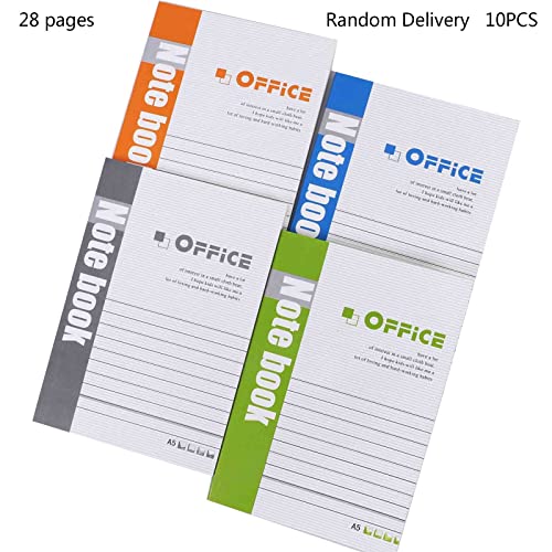 多目的ノート 耐インク性ソフトカバー文具 ビジネス エグゼクティブ オフィス 仕事 旅行 ホーム ミーティング 10 パック ジャーナル メモ帳 ノートブック ノートブック 罫線入りジャーナル