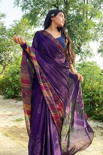 Image of MIRCHI FASHION Saree for Woman Chiffon Tie Dye Printed | Lightweight Daily Wear Women's Sari with Unstitched Blouse Piece (Available in 10 Colors)