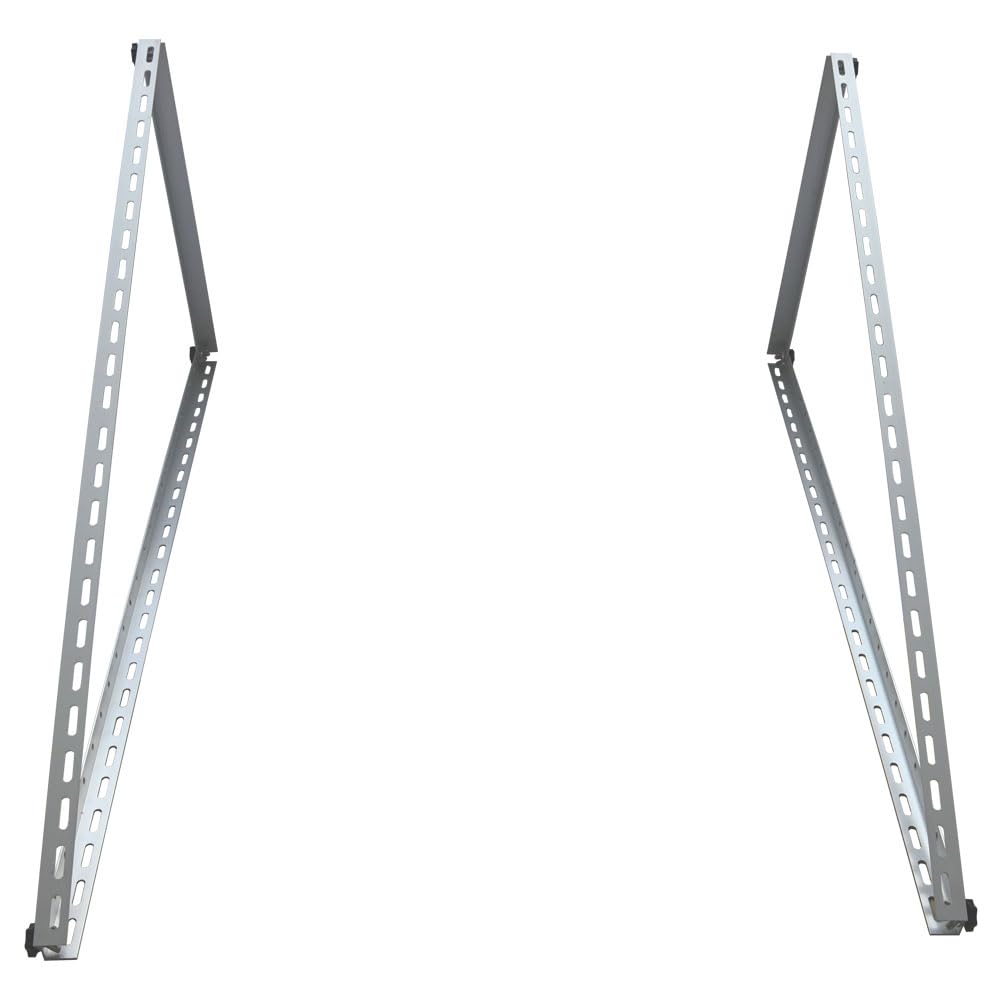 Supporto per pannello solare fino a 118 cm, pannello solare PV | regolabile 0-90° | Set | alluminio | materiale di montaggio