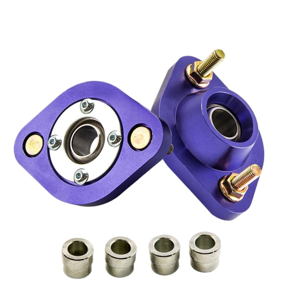 Pwuwarrkg Onecolor Pair Rear Coilovers Camber Plate Upper Mount Compatible With E30 E36 E46 Z3 318I 318Is
