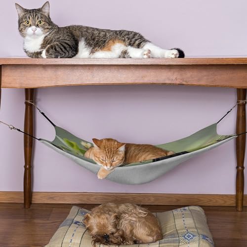 Hamac à suspendre pour chat endormi : fini le stress au sol