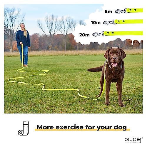 PiuPet® Tow Leash for Dogs 5m I 10m I 20m I Water Repellent I Dog Training Leads for Large Dogs I Long Dog Leads I Training Dog Lead I Dog Lead Long - Image 3