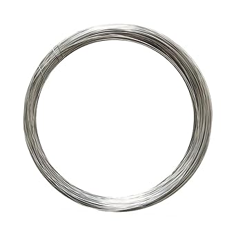 18 Gauge High Temp Wire Nichrome Heat Resistant Wire General Purpose Support Wire Craft Wire (Length 16.4Ft)