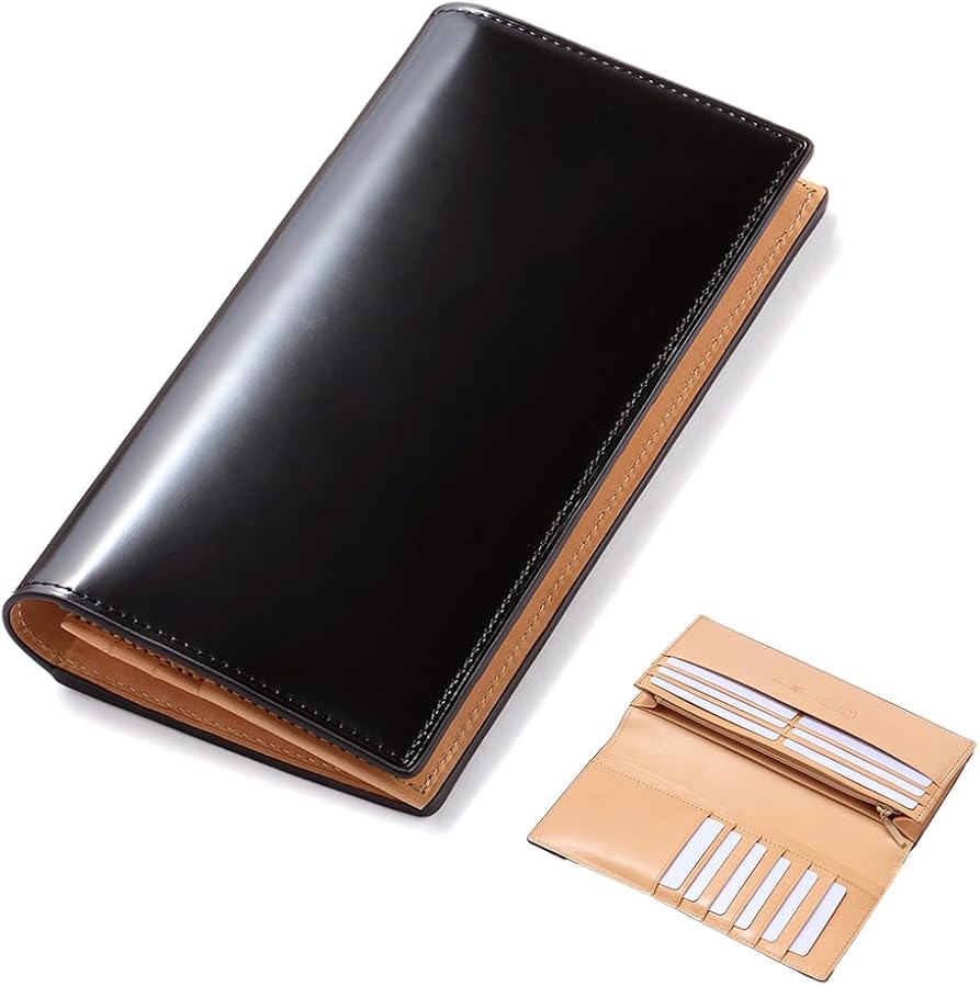 Amazon | [フライングホース] 長財布 ロングウォレット コードバン