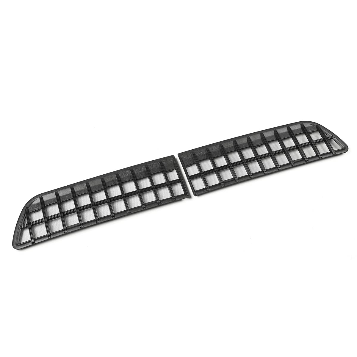 Photo 1 of LUCKEASY Auto Accessories For Tesla Model Y 2020-2022 Snap-fit Air Intake Grille Protection Cover ABS Plastic Air Flow Vent Intake Air Conditioning Grille Inlet