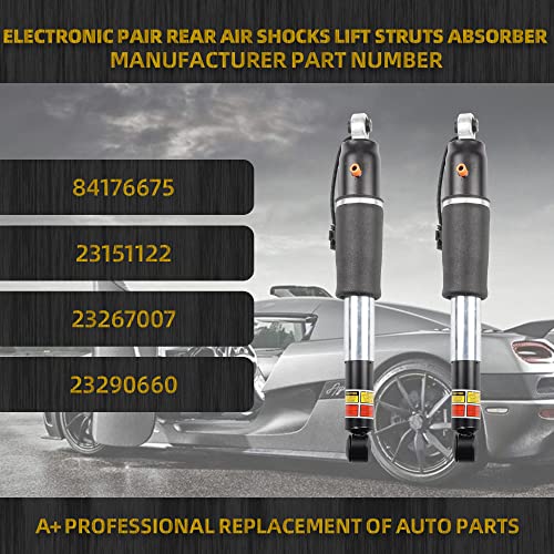 image for Dasbecan Pair Rear Air Shock Lift Struts Absorber Compatible with 2015