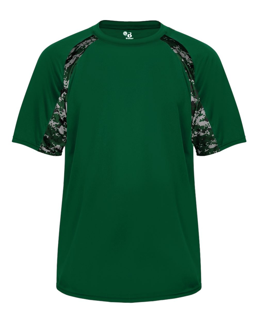 Badger Sport Forrest Green Digi-Camo Adult MD Short Sleeve