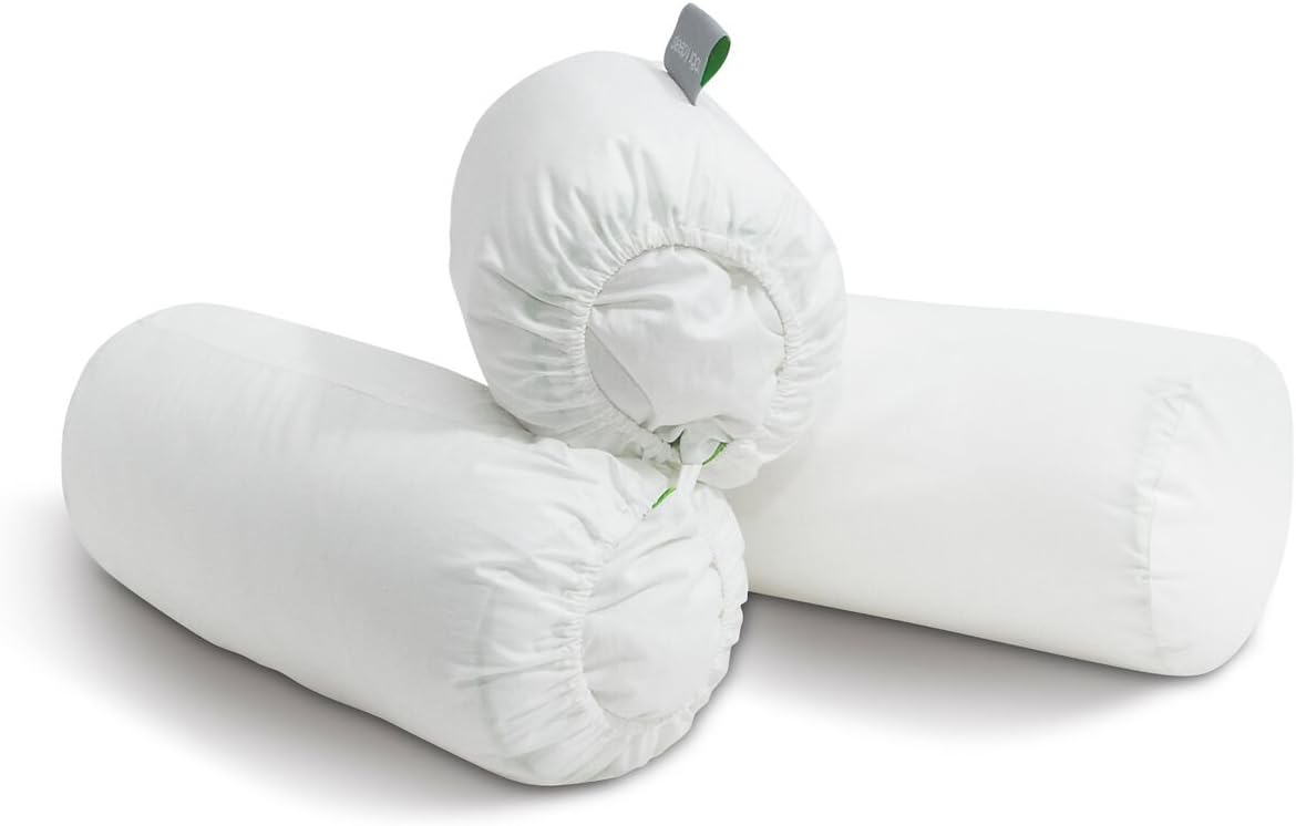 Sleep Yoga 2-Pack Pillow Cover Case Multi-Position Body Pillow - Hypoallergenic, Machine Washable - Gray 2PK