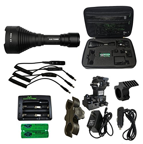 Elusive Wildlife Kill Light XLR 750HD Zoom Focus Hunting Light Package - RED