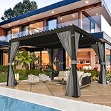 EROMMY 12×12 Louvered Pergola