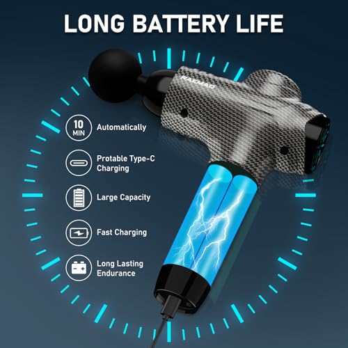 image for RAEMAO Massage Gun Deep Tissue, Back Massage Gun for Athletes for Pain