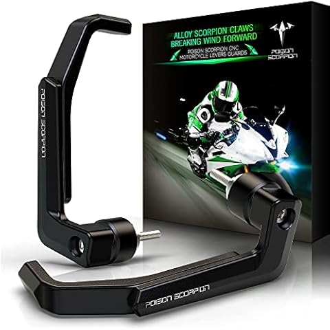 POISON SCORPION Motorcycle Lever Guards, Clutch Brake Handlebar Protector Compatible with CB300F CB500F CB500X CB650F CB1000R CBR250R CBR300R CBR500R CBR 600 F4 F4i CBR600RR CBR650F CBR1000RR Cover