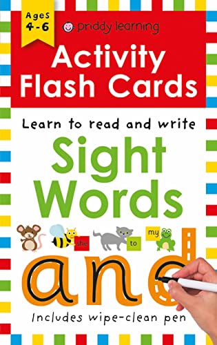 Learn To Read And Write Sight Words (Activity Flash Cards)