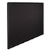 Quartet Bulletin Board, Fabric, 4' x 3', Frameless, Fiberboard, Oval Office, Black (7684BK)