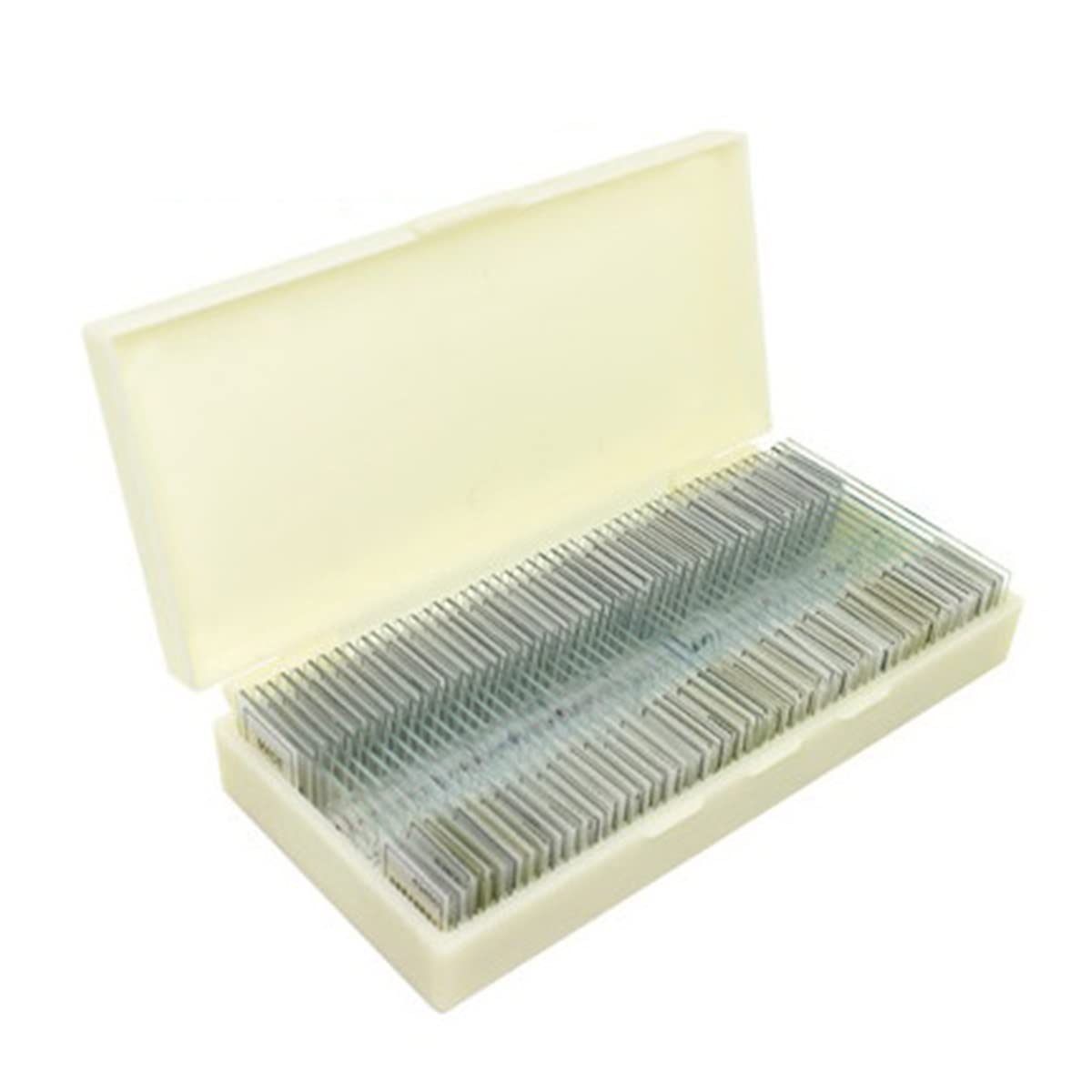 ZTBH Kit di Accessori per microscopio Microscopio in Vetro preparato Campione 11/25/50/50/50 Vetrini per microscopio (Color : 50 Pieces)