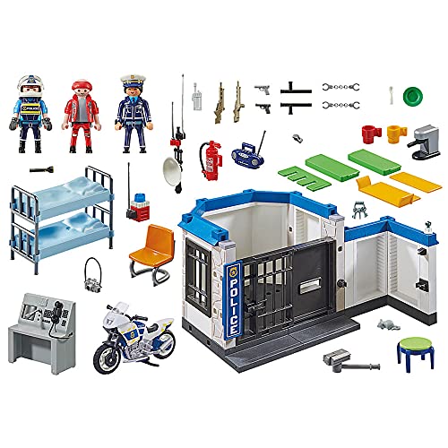PLAYMOBIL - FUGA DA PRISÃO, Sunny Brinquedos, Multicor