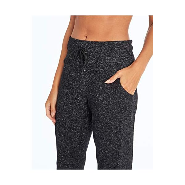 Jessica-Simpson-Sportswear-Womens-Ronnie-Jogger-Pant Jessica Simpson Sportswear Ronnie Jogger Pant, Heathered Black, Medium