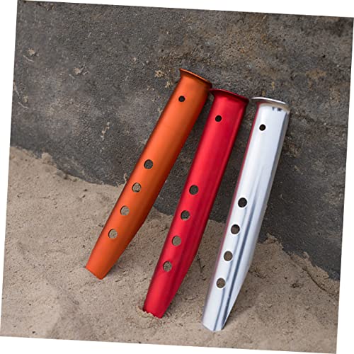 8 piezas Estacas para Tienda de Campaña de Aleación de Aluminio Naranja para Exterior Gama Profesional miniatura 3