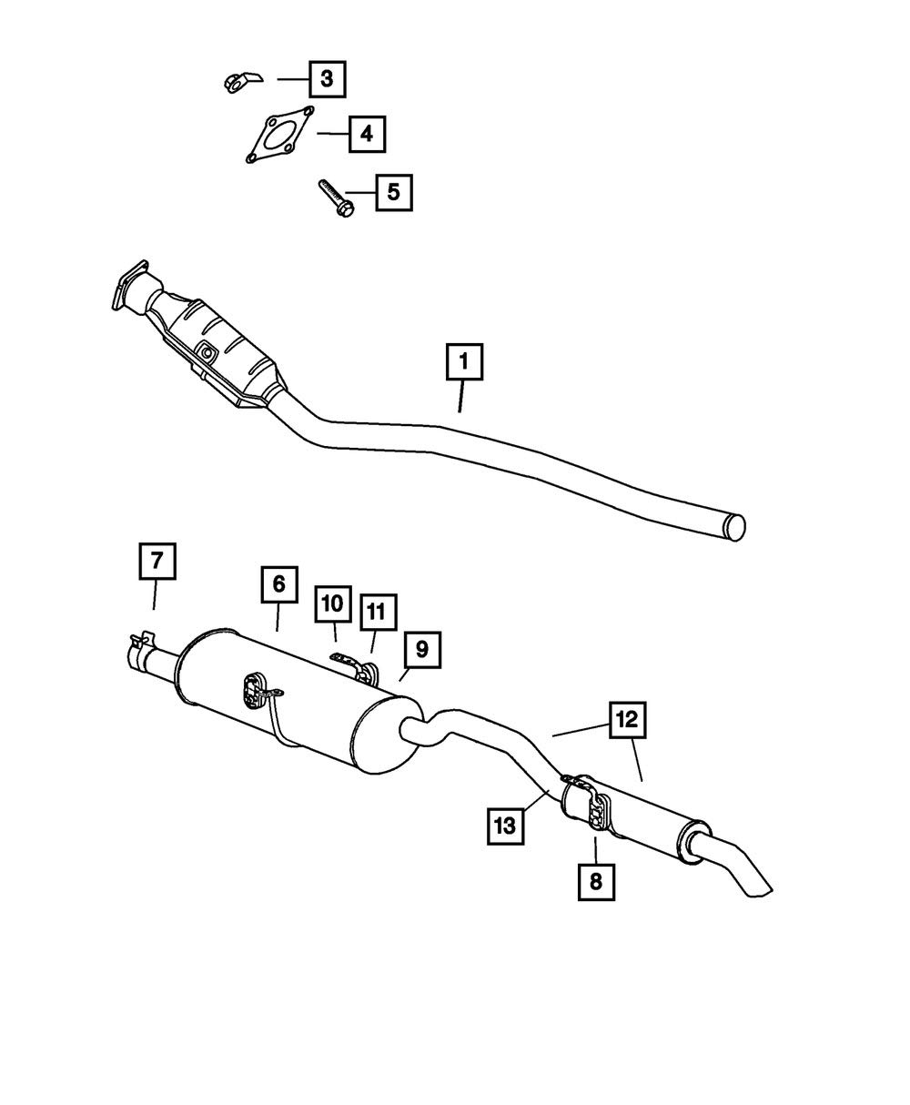 Mopar 4809936AA Abrazadera