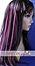 18 inch Micro Rings Loop Human Hair Extensions /10 Strands/Pink