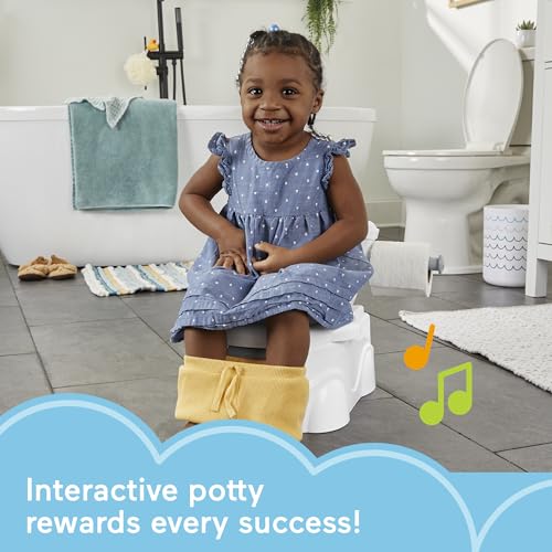 Fisher-Price™ 2-N-1 Toddler Toilet Cheer for Me! Potty Training Seat with Sounds and Phrases and Removable Potty Ring - image 2