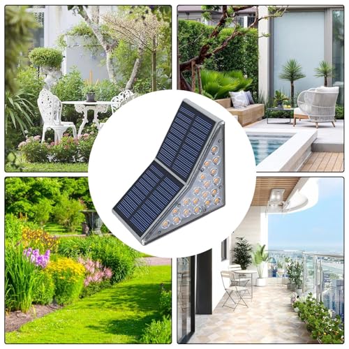 Luces de terraza solar LED de alto brillo con control inteligente 4