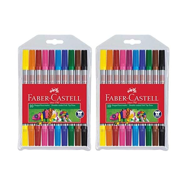 Faber-Castell 151110 - Doppelfasermaler, 1 Stück