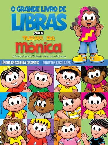 O Grande Livro de Libras com a Turma da Mônica: