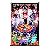 Scroll Art Owl Canvas Art House Poster Art Wall Decor Tapestry Movie Posters Hanging in Family Room