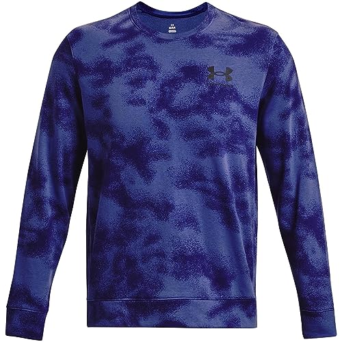 UA Rival Terry Nov Crew Tops Polaire Homme Under Armour Sweat Sport Chaud