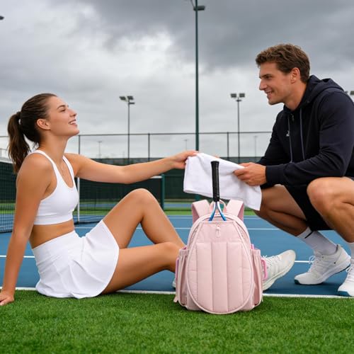 Sac à dos de tennis isolant matelassé grand modèle contre la chaleur