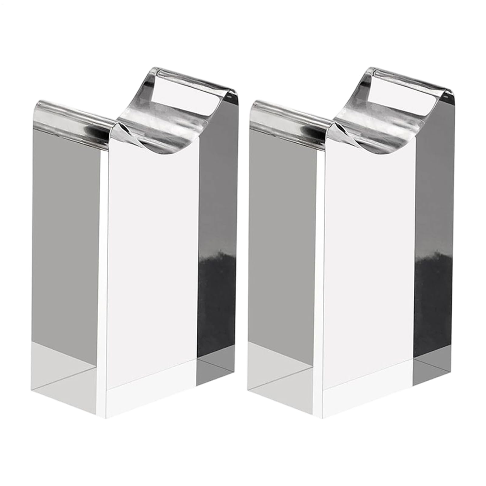 Support d'armes en acrylique transparent compact 5x2,9x8,4 cm