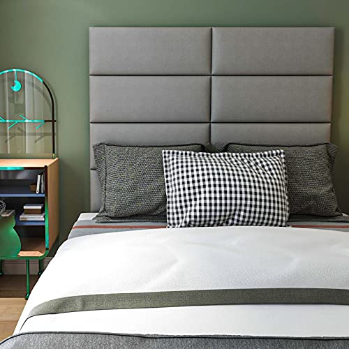 Art3D H08030G Upholstered Headboard, 31.5"X11.8", Gray #TOP7